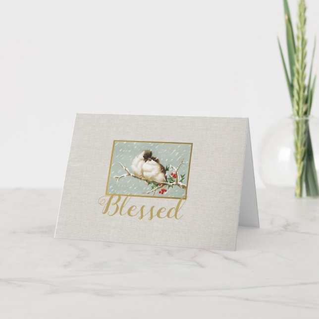 Carte Simply Blessed Blank (Devant)