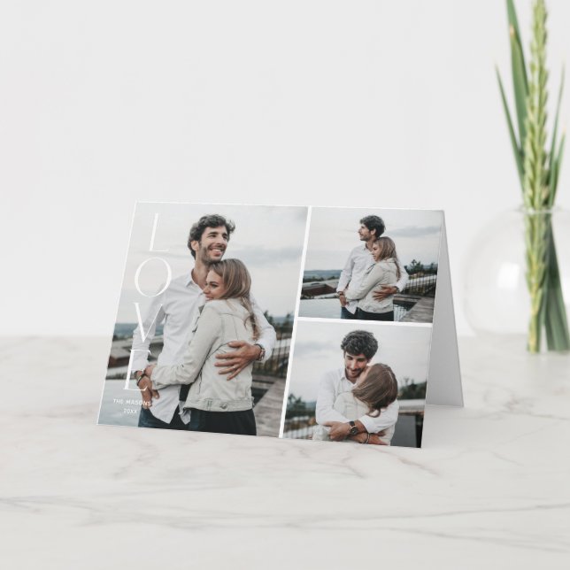 Carte Simply Love Valentine's Day 3-Carte photo - Blanc (Devant)