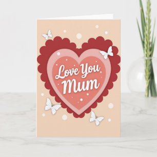 Carte sincère pour Maman