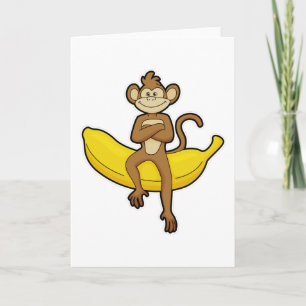 Carte Singe avec banane