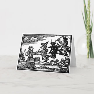Carte Singeries de Halloween