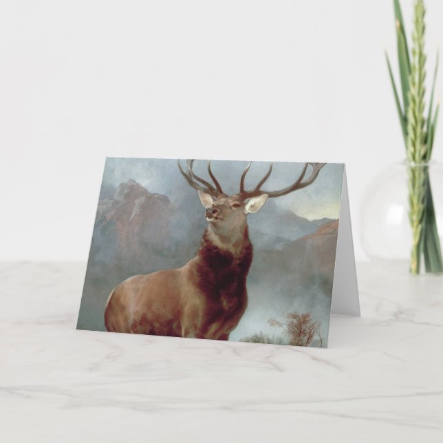 Carte Sir Edwin Landseer | Monarque du Glen, 1851 (Devant)
