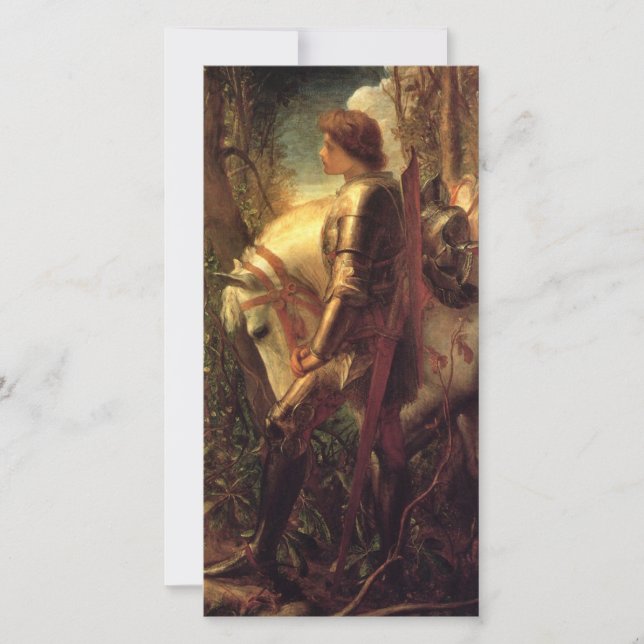 Carte Sir Galahad (par George Frederick Watts) (Devant)