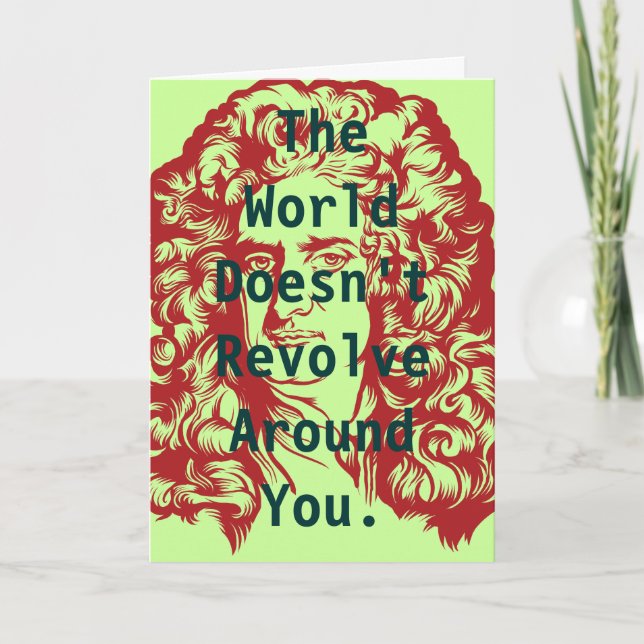 Carte Sir Isaac Newton (Devant)