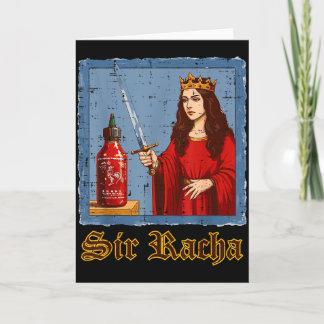 Carte Sir Racha Sauce Chaude Scy Citation Drôle Nourritu