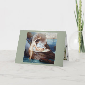 Carte Sirène et bébé