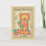 Carte Sister Birthday Card<br><div class="desc">Sister Birthday Card</div>