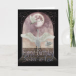 Carte Sister-in Law Birthday Card - Swans<br><div class="desc">Sister-in Law Birthday Card - Swans</div>