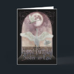 Carte Sister-in Law Birthday Card - Swans<br><div class="desc">Sister-in Law Birthday Card - Swans</div>