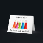 CARTE SISTER-IN LAW SHOPPING THERAPY FOR BIRTHDAY HUMOR<br><div class="desc">DOES SHE LIKE TO SHOP ? THEN YOUR SISTER-IN LAW WILL "LOVE" THIS VERY THOUGHTFUL AND LOVING CARD THAT IS ALSO PRETTY FUNNY AND CUTE ABOUT SHOPPING THERAPY!</div>