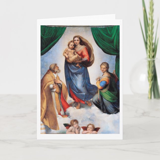 Carte Sistine Madonna (Devant)