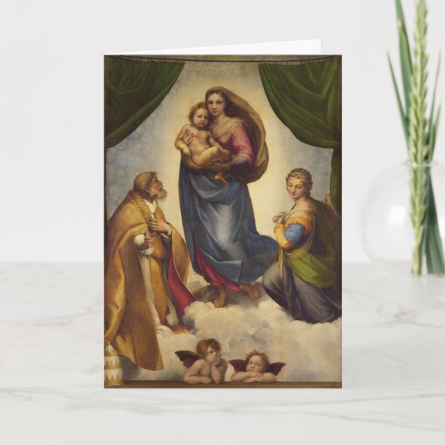 Carte Sistine Madonna par Rapahel (Devant)