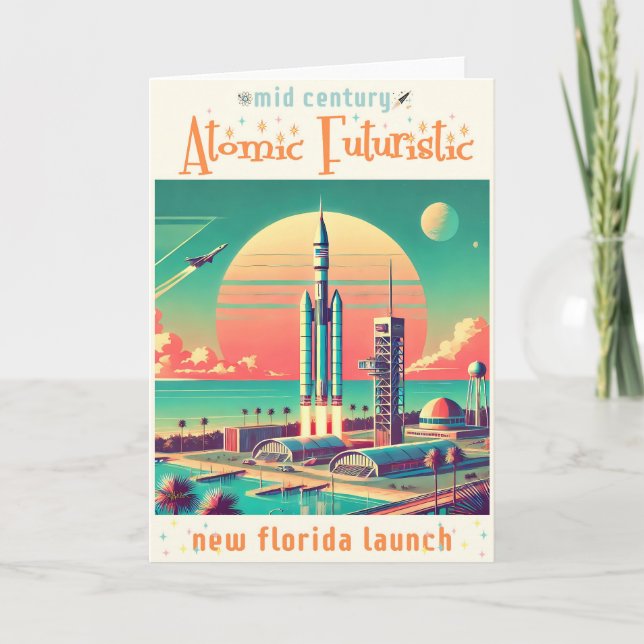 Carte Site de lancement New Florida Futuriste Atomique (Devant)