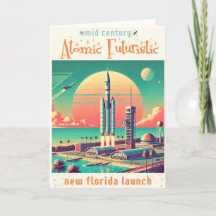 Carte Site de lancement New Florida Futuriste Atomique