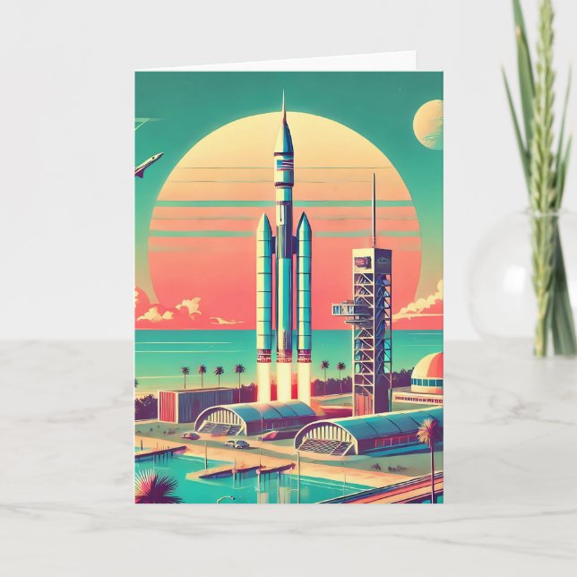 Carte Site de lancement New Florida Futuriste Atomique (Devant)