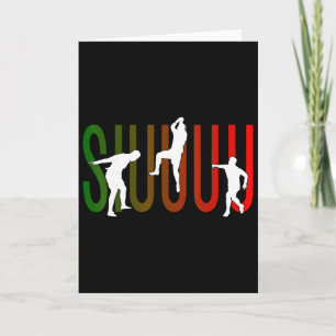 Carte Siuuuu Footbyll Foot Soccer Drôle Cadeau Pour Homm