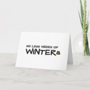 Carte Six semaines de moins d'hiver