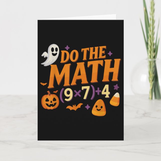 Carte Six Seven 67 Mème Faites Le Calcul Halloween Alpha (Devant)