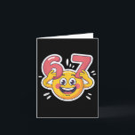 Carte Six Seven 6 7 Émoticon Design De Meme<br><div class="desc">Six Seven 6 7 Émoticon Design De Meme</div>