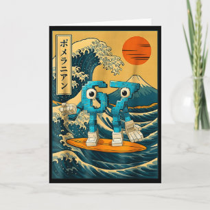 Carte Six Seven 6-7 Japonais Grande Vague Au Large De Ka