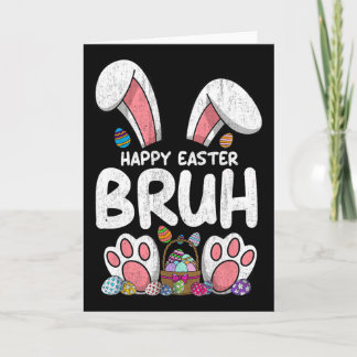 Carte Six Seven Bruh Easter Boys Kids Dabbing Bunny Rabb
