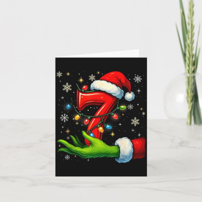 Carte Six Seven Drôle De Noël Meme Couple Correspondant  (Devant)