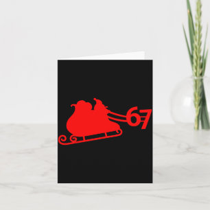Carte Six Seven Enfants 67 Garçons Filles 6 7 Père Noël 