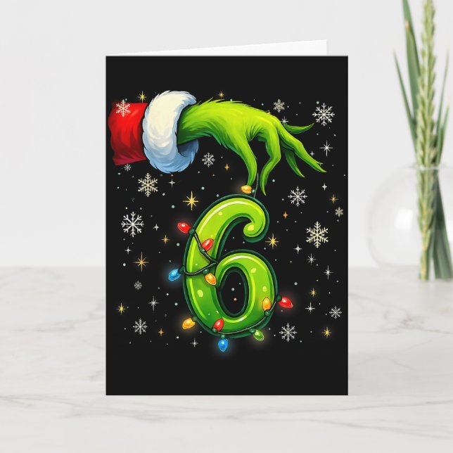 Carte Six Seven Funny Christmas Meme Couple Matching  (Devant)