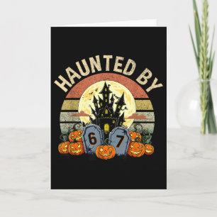 Carte Six Seven Génération Alpha Z Halloween 6767 Drôle