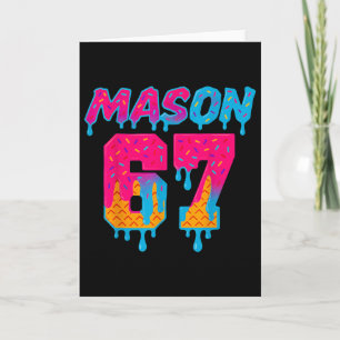 Carte Six Seven Ice Cream Drip Sport 67 Mason Mème 