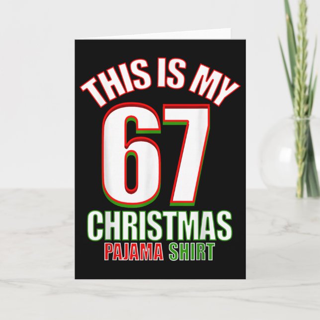 Carte Six Seven Mème  (Devant)