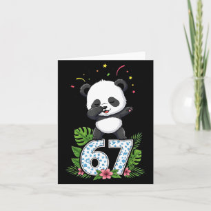 Carte Six Seven Mème Bébé Panda Dabbing 67 Drôle Générat