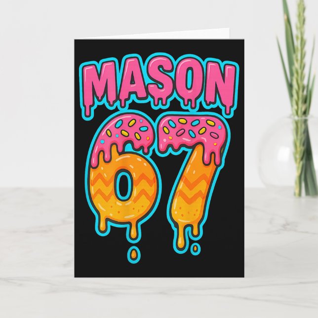Carte Six Seven Meme Mason 67 Crème Glacée Dégoulinant D (Devant)