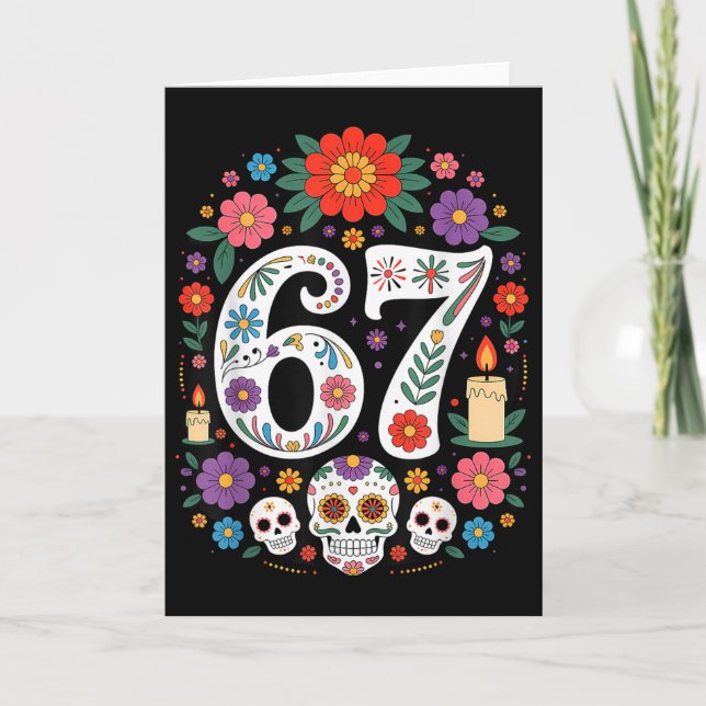 Carte Six Seven tendance 67 Gen Alpha épouvantable et ha (Devant)