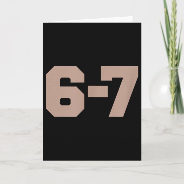 Carte Six Seven Trending 67 Logo _1  (Devant)