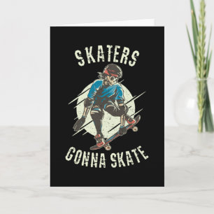 Carte Skate Skate Skeleton Skateboarder
