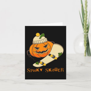 Carte Skateboard citrouille Halloween Costume amusant Sk