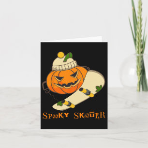 Carte Skateboard citrouille Halloween Costume amusant Sk