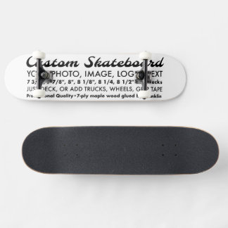 Carte Skateboard personnalisée de 8,25 pouces, ent