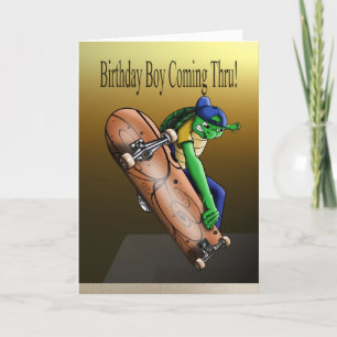 Carte Skateboarder Anniversaire
