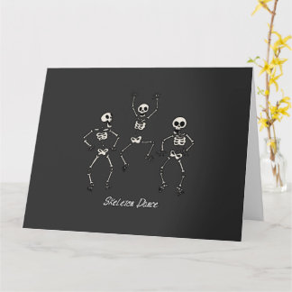 Carte Skeleton dance