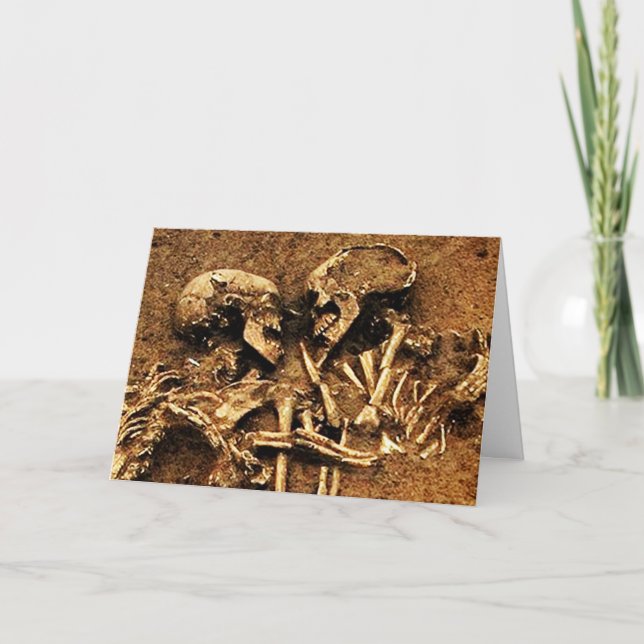 Carte Skeleton Love (Devant)