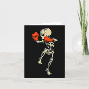 Carte Skeleton Muay Thai Kick Boxe Mixed martial art Fun