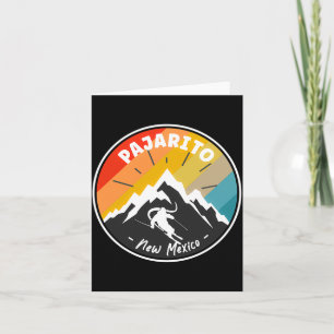Carte Ski à Pajarito Nouveau-Mexique 