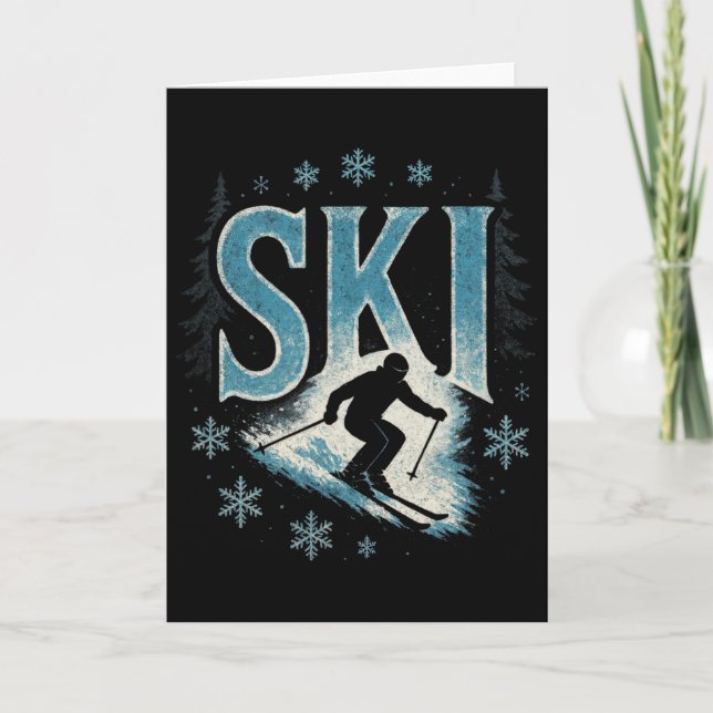 Carte Ski - Alpine Downhill Racing Freestyle  (Devant)