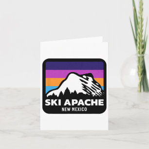 Carte Ski Apache Nouveau-Mexique Ski Snowboard Famille T