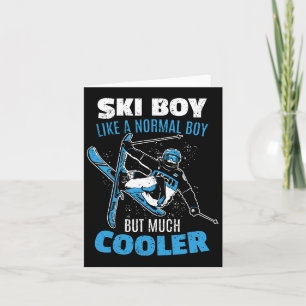 Carte Ski Boys Ski Mountain Sport Hiver