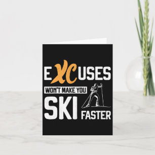 Carte Ski de fond Xc Excuses Ski nordique Biathlon