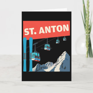 Carte Ski de St. Anton - Rétro St. Anton Ski