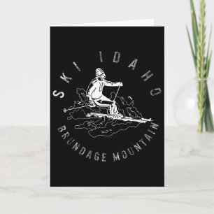 Carte Ski Idaho Brundage Mountain Ski Snowboard Montagne